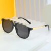 2020 fashion brand design oversized square sunglasses women men vintage mirror gradient lens metal sun glasses for female uv400